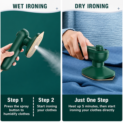 Portable Micro Steam Iron – Dry & Wet Travel Iron